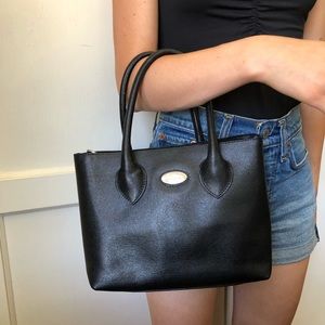 Black Leather Furla Purse